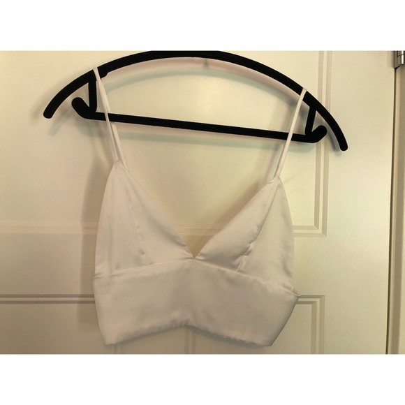 Coco & Yves Satin Cropped Camisole - Picture 2 of 4